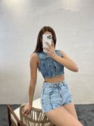 6317 KOT BLUZ-MAVİ resmi